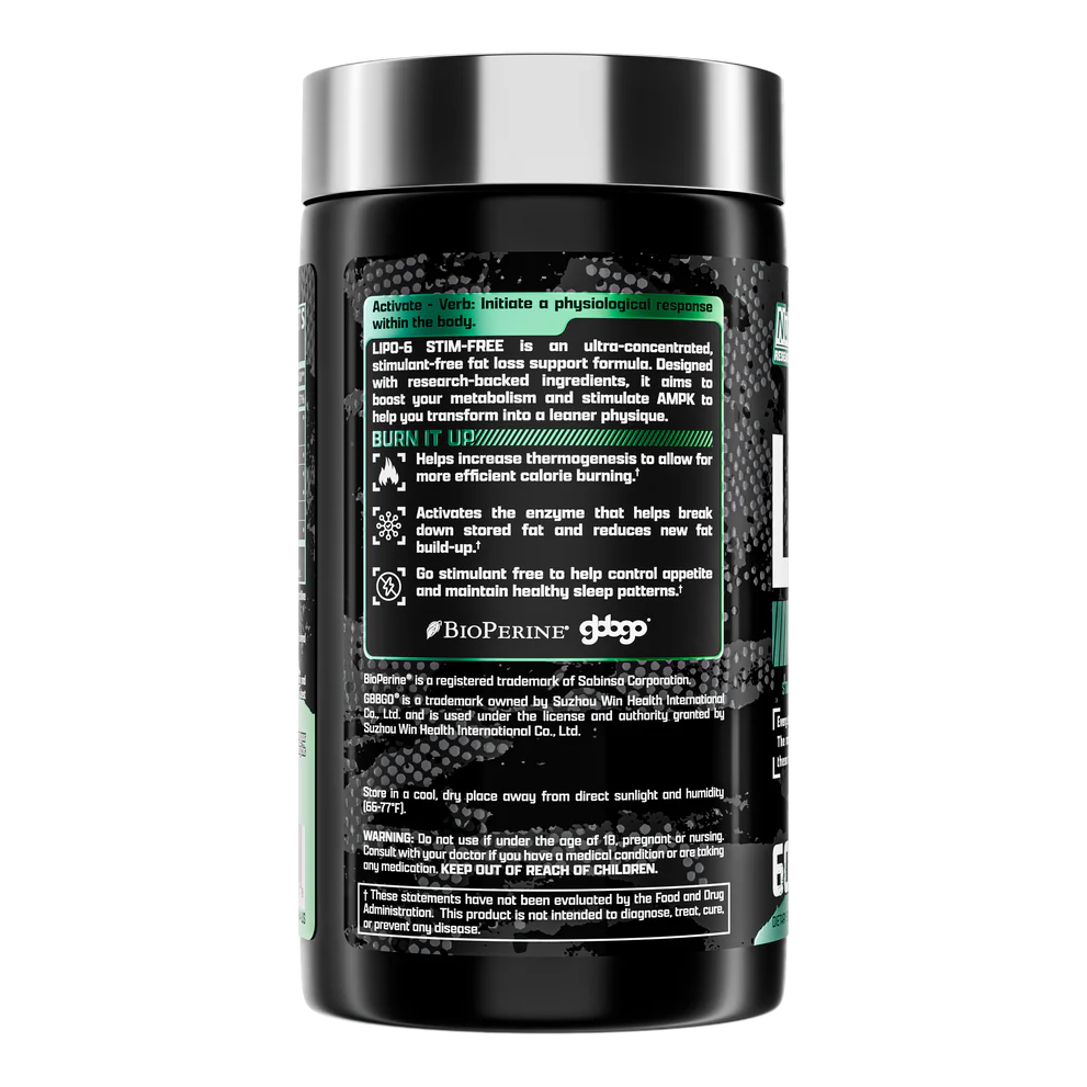 Nutrex Lipo6 Stim-Free 60 Caps