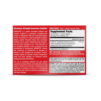 Musclemeds AromaTest Octapren 30 Liquid Caps.