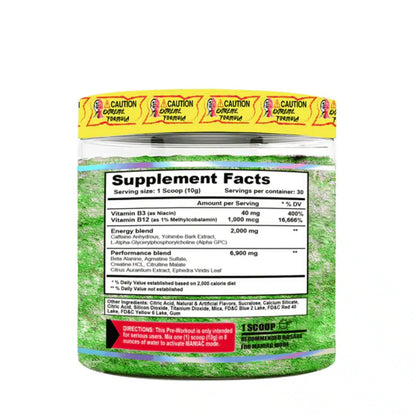Terror Labz Maniac 30 SERV Pre-Workout