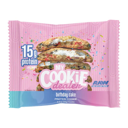 Raw My Cookie Dealer Galleta Vegana 12 pack by Cbum (Version 63 grs Pequeña)
