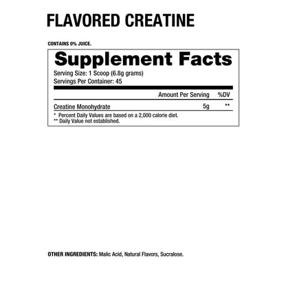 Dragon Pharma Creatine Monohydrate Flavored 300 grs con Sabor