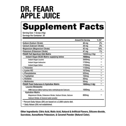Dragon Pharma Dr.FEAAR 30 SERV Aminoacidos EAA