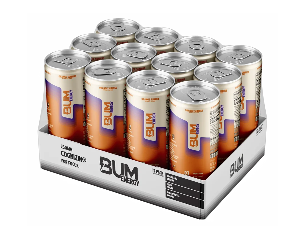 Raw BUM energy 12 Pack (12 oz) x 2 (24 piezas)