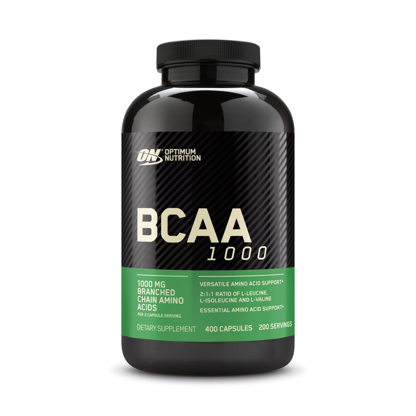 Optimum Nutrion Bcaa Mega Size 400 Caps Optimum Nutrition
