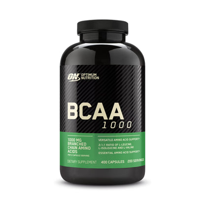 Optimum Nutrion Bcaa Mega Size 400 Caps Optimum Nutrition