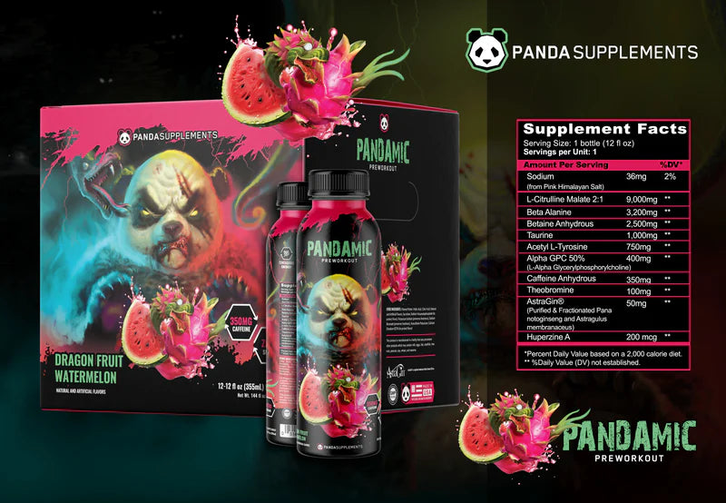 Panda Supps Pandamic Ready-To-Drink 24 Pack