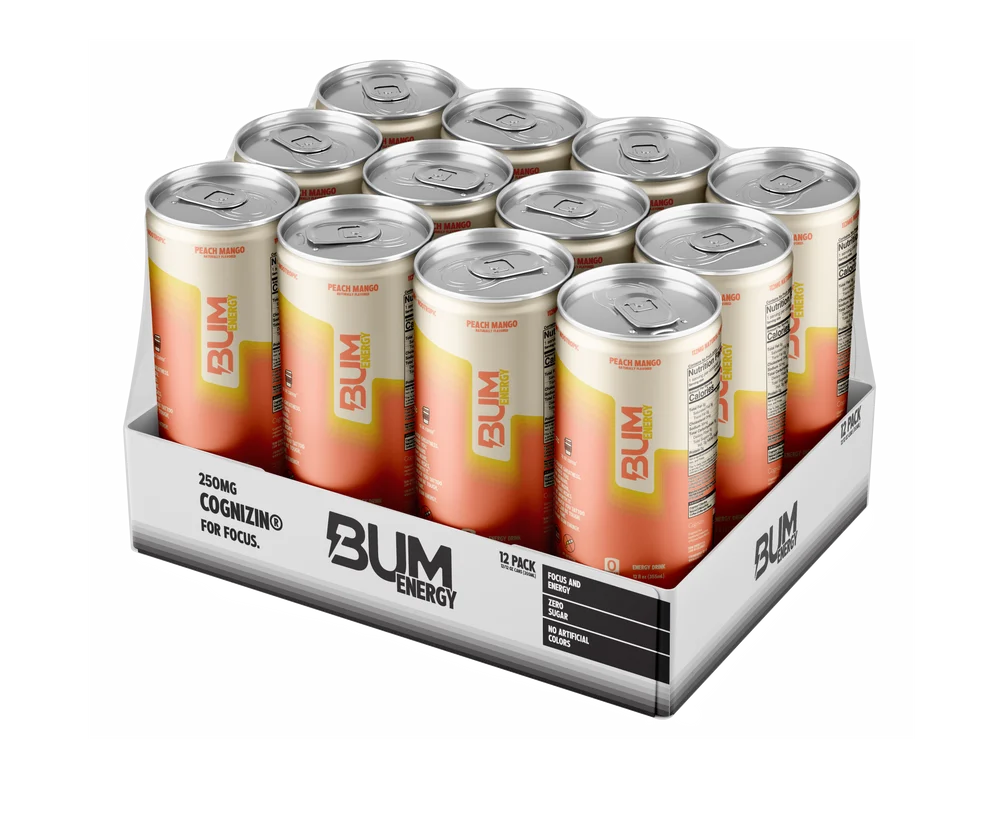 Raw BUM energy 12 Pack (12 oz) x 2 (24 piezas)
