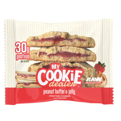 Raw My Cookie Dealer Galleta Vegana 12 pack by Cbum Version 113 Grs GRANDE