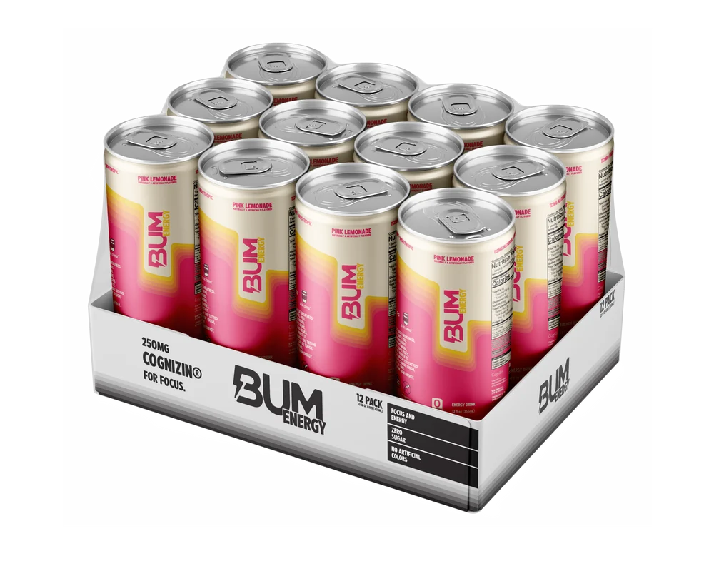Raw BUM energy 12 Pack (12 oz) x 2 (24 piezas)
