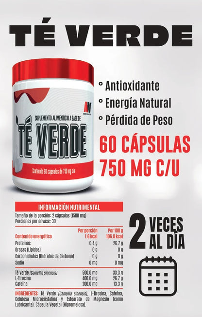 Advance Nutrition Te Verde 60 Caps