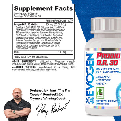 Evogen Probiotic D.R 30 Caps