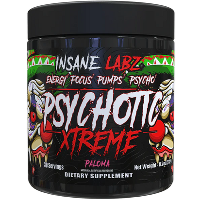 Insane Labz Psychotic EXTREME Nueva version 30 Serv