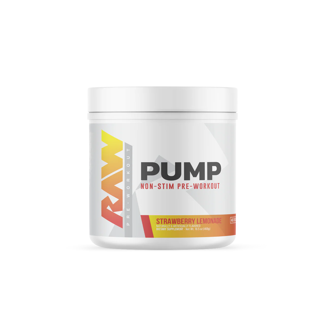 Raw PUMP Non-Stim 40 serv Libre de Cafeina/Estimulantes