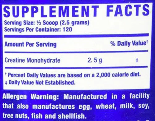 Ronnie Coleman Creatine XS 300 Grs ( Creatina Monohidratada)