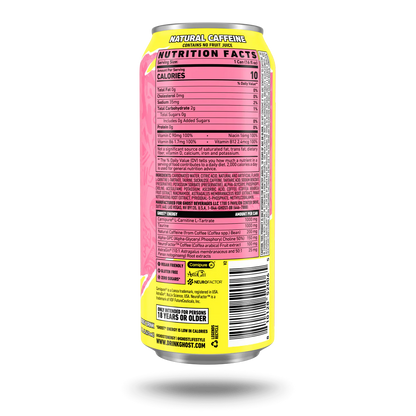 Ghost Bebida Energizante 16 OZ / 24 PZAS (2 PACK DE 12 PZAS )