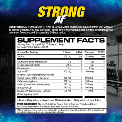 MHP Strong AF 40 Serv