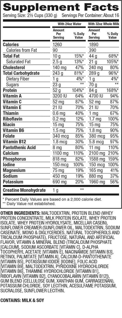 Dymatize Super Mass Gainer 12 lbs