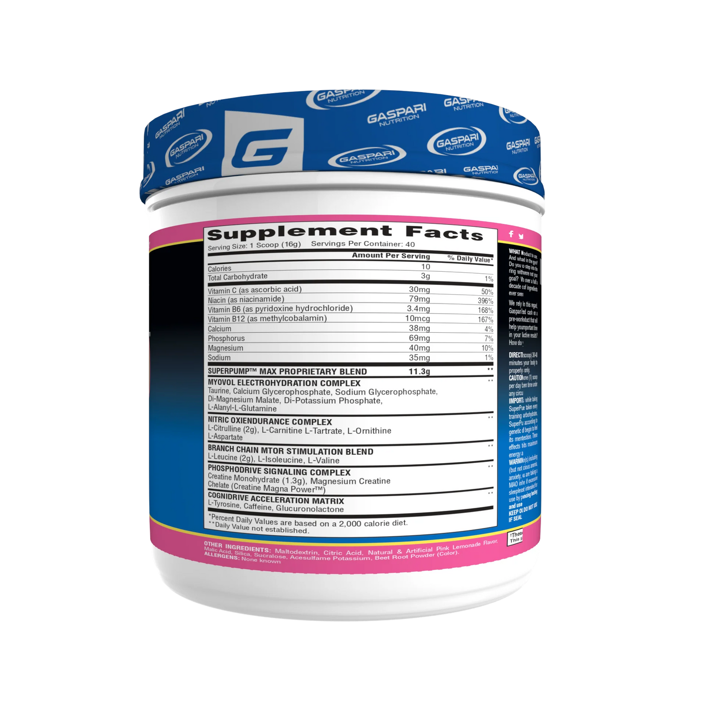 Gaspari Super Pump Max 40 Serv