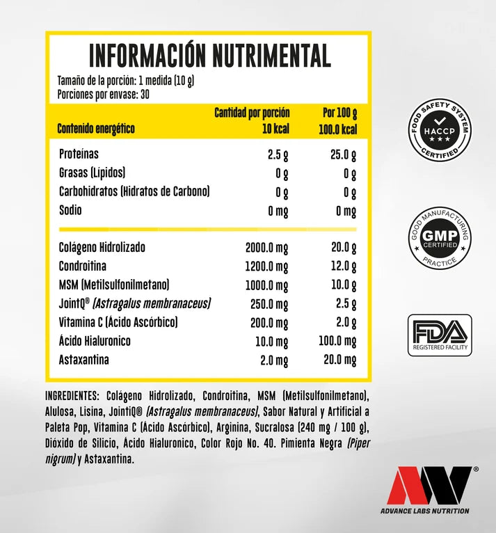 Advantage Nutritions Astra FLX 300 Grs