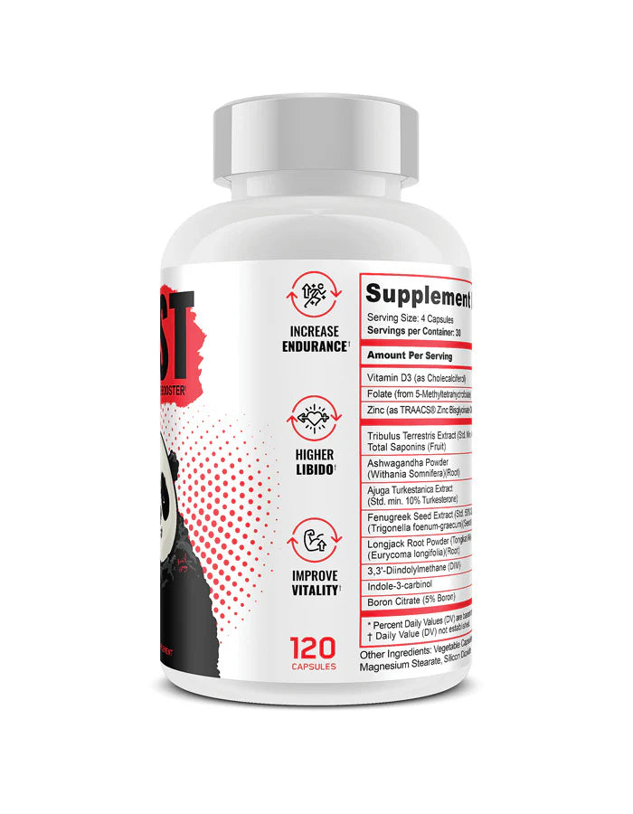 Panda Supps Test Testosterone 120 Caps