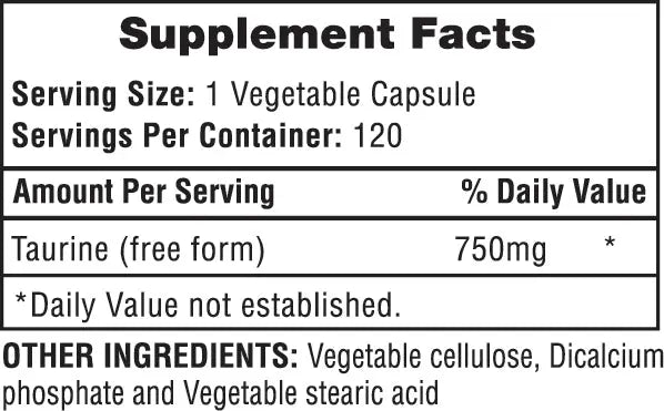 Hi-Tech Taurine 30 Caps