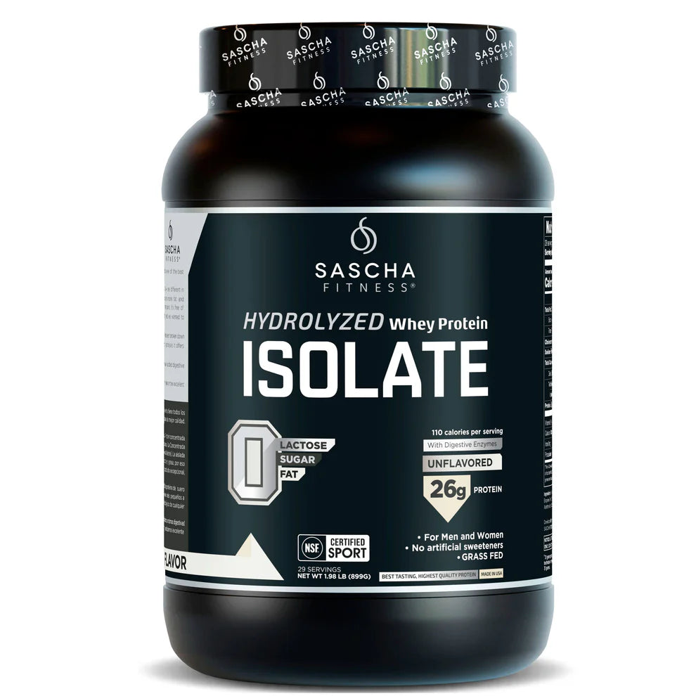 Sascha Fitness Hydrolyzed Whey Protein 2 Lbs