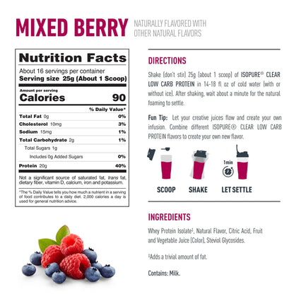 Isopure Infusions Protein 1 Lb