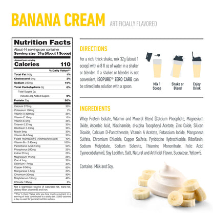 Isopure Zero Carbs 3 Lbs Proteina