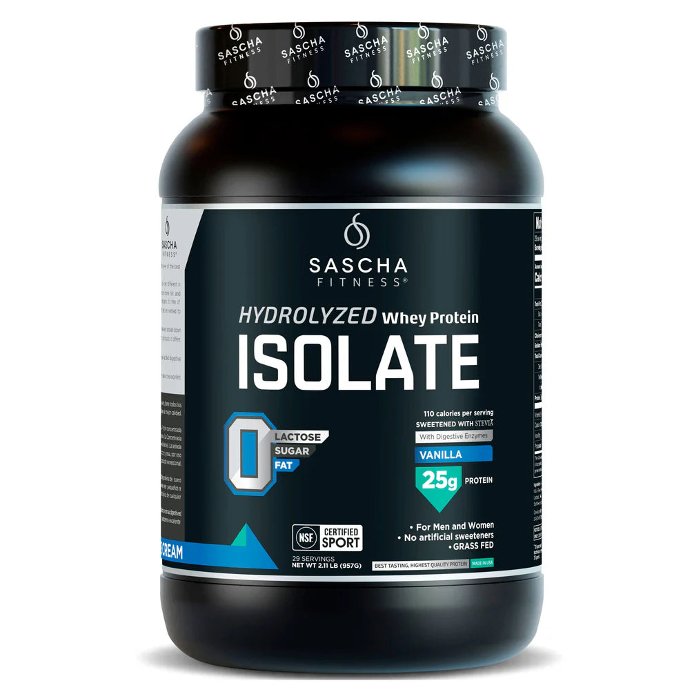 Sascha Fitness Hydrolyzed Whey Protein 2 Lbs