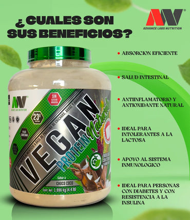 Advance Nutrition Vegan Naturals 4.4 Lbs