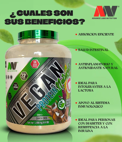 Advance Nutrition Vegan Naturals 4.4 Lbs