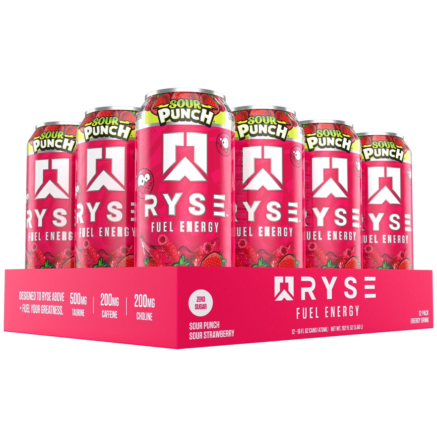Bebida Energética Ryse Fuel Energy Drink 16 Oz/ 24 Pack