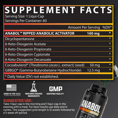 Nutrex Anabol Ripped 60 Ct