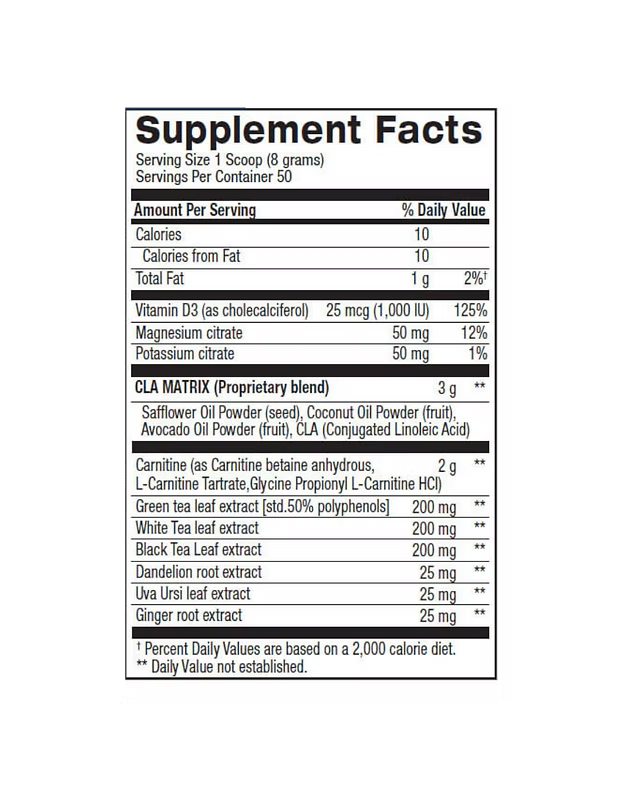 BPI CLA+Carnitine Shredded 50 servings