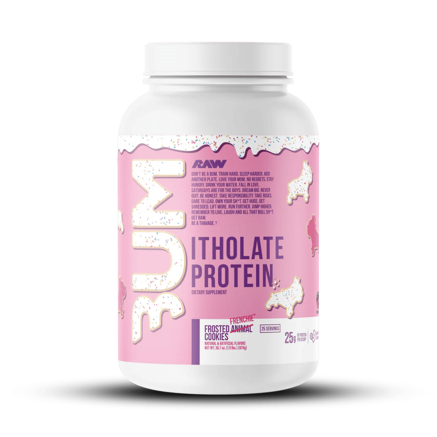 Raw Cbum ISO Protein Itholate 25 serv