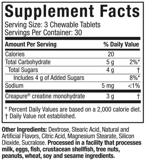 Muscletech Creatine Chews 90 Cts