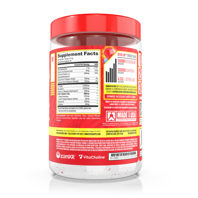 Ryse Pre Workout Loaded 30 serv