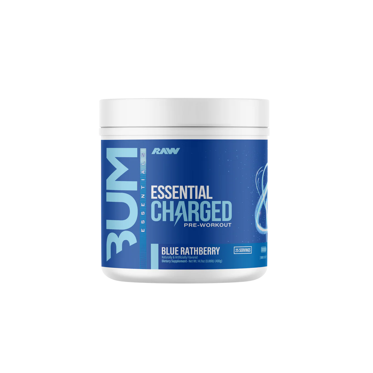 Raw Cbum Essential CHARGED Pre Workout 25 serv