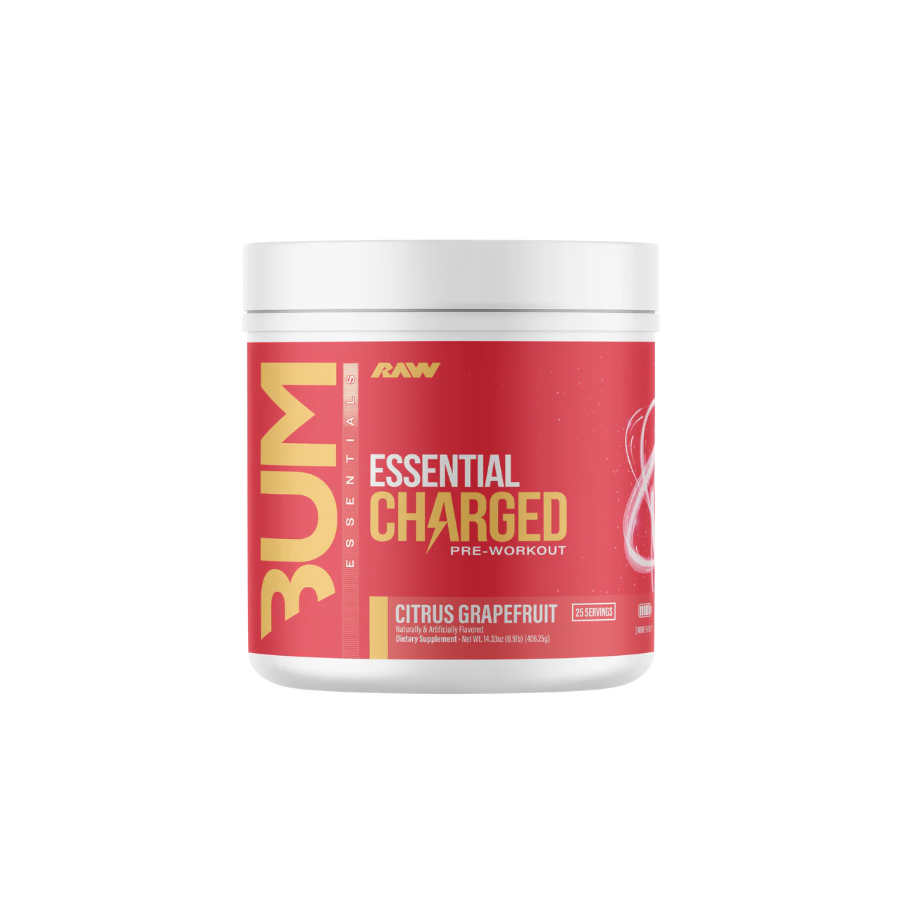 Raw Cbum Essential CHARGED Pre Workout 25 serv