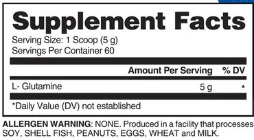 Evogen Glutamina 300 grs UNFLAVORED
