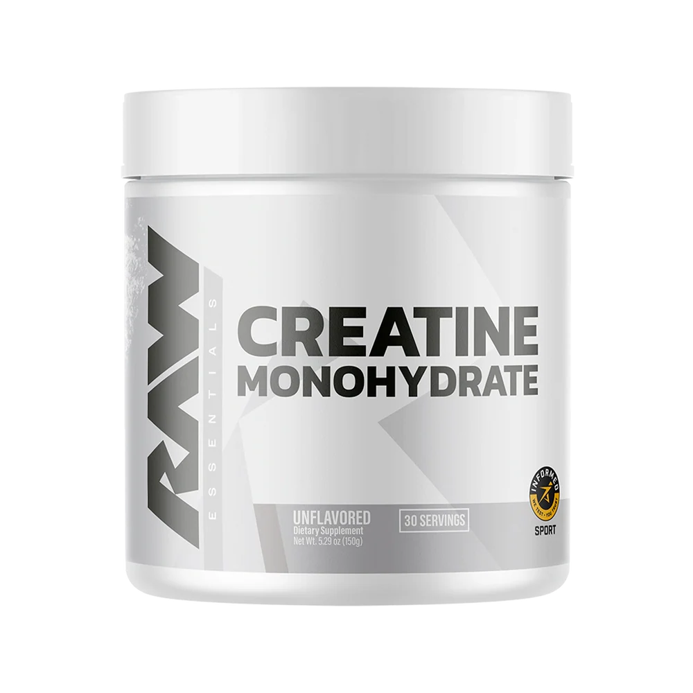 Raw Creatine Monohydrate 30 Serv