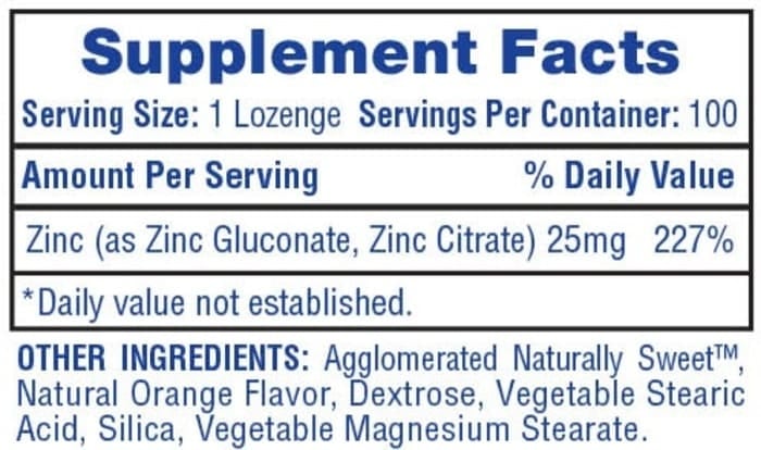 Hi-Tech Zinc 100 tabs