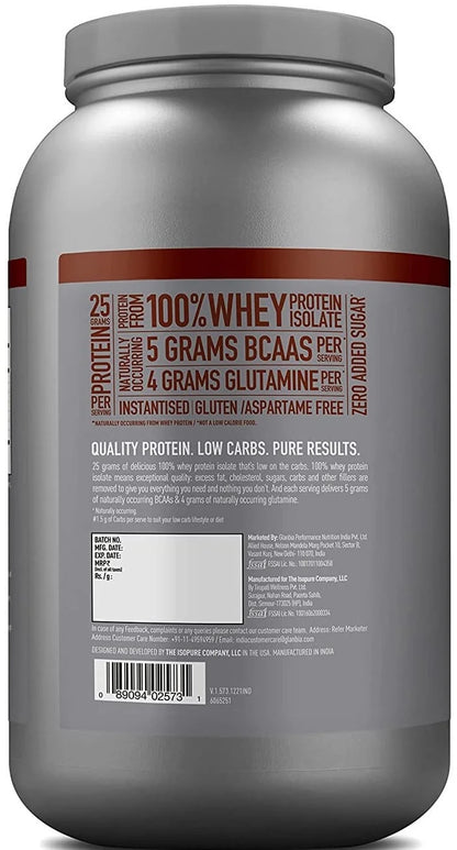 Isopure Proteina Low Carb 3 Lbs
