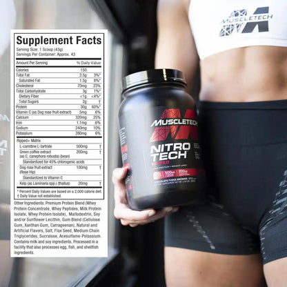 Muscletech Nitrotech Ripped 4 lbs