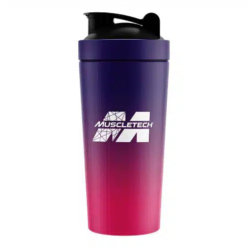 Muscletech Shaker Acero Inoxidable Stainless 25oz Purple/Pin