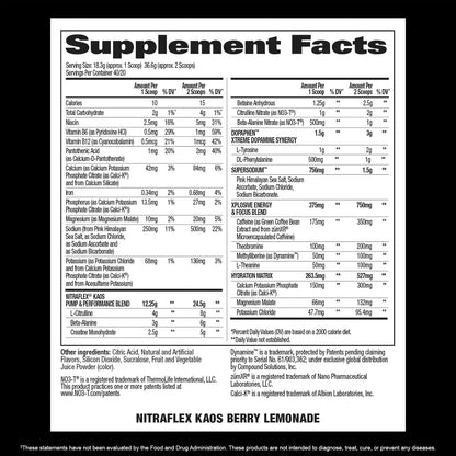 Gat Nitraflex "KAOS" 40 serv by Jeremy Buendia