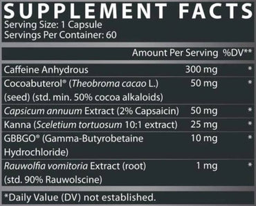 Nutrex lipo 6 HARDCORE 60 tabs