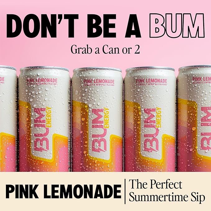 Raw BUM energy 12 Pack (12 oz) x 2 (24 piezas)