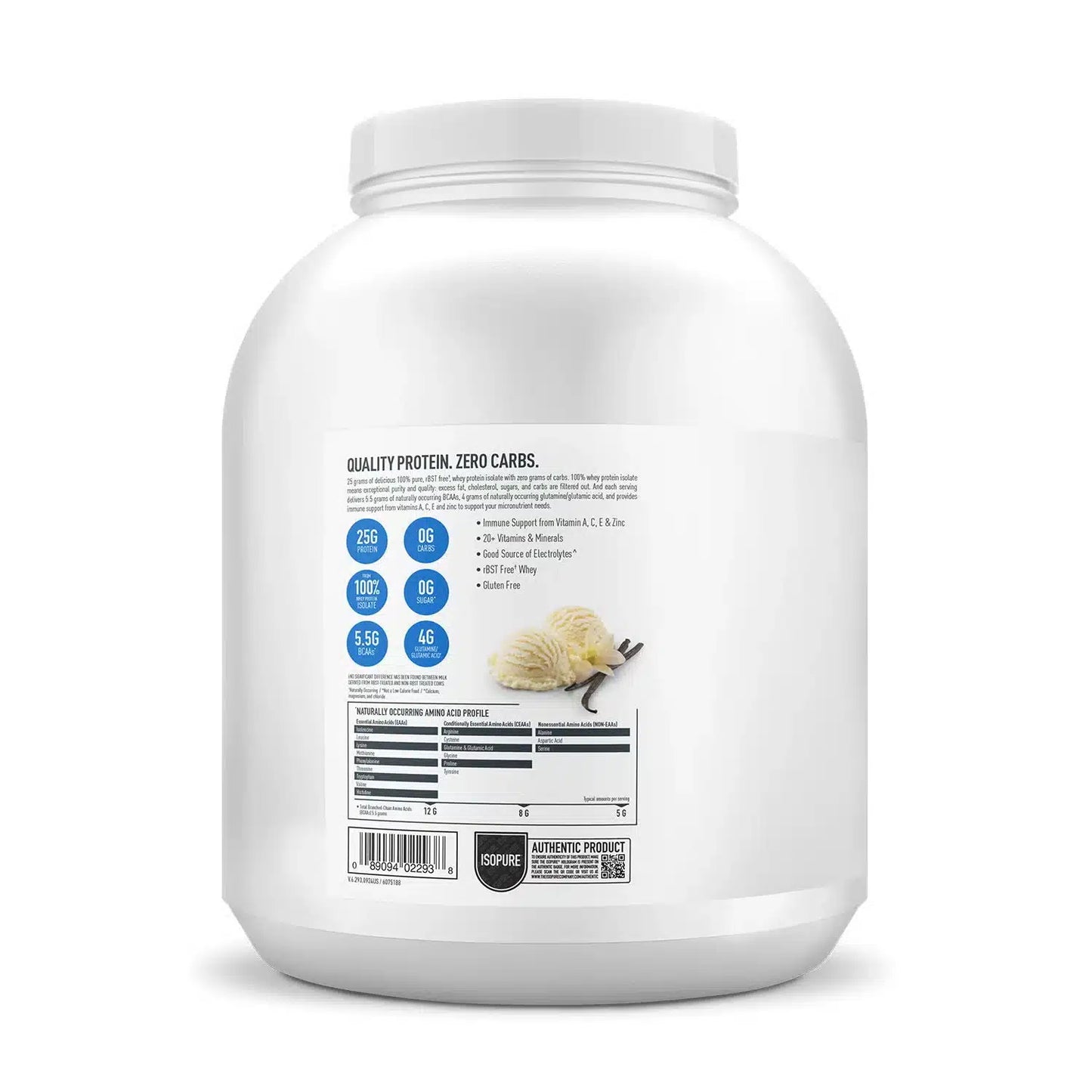 Isopure Zero Carb 4.5 Lbs