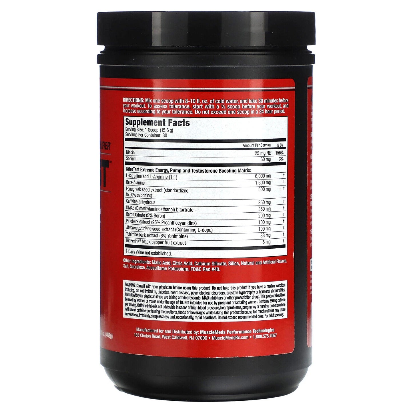 Musclemeds Nitrotest 30 serv